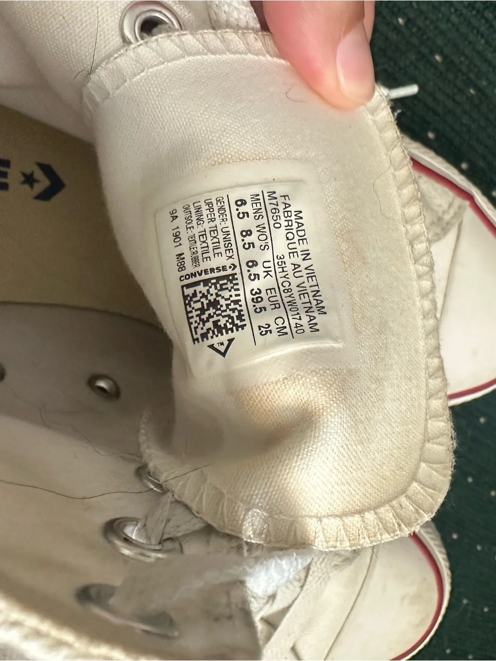 Converse White Chuck Taylor All Star High Top Sneakers